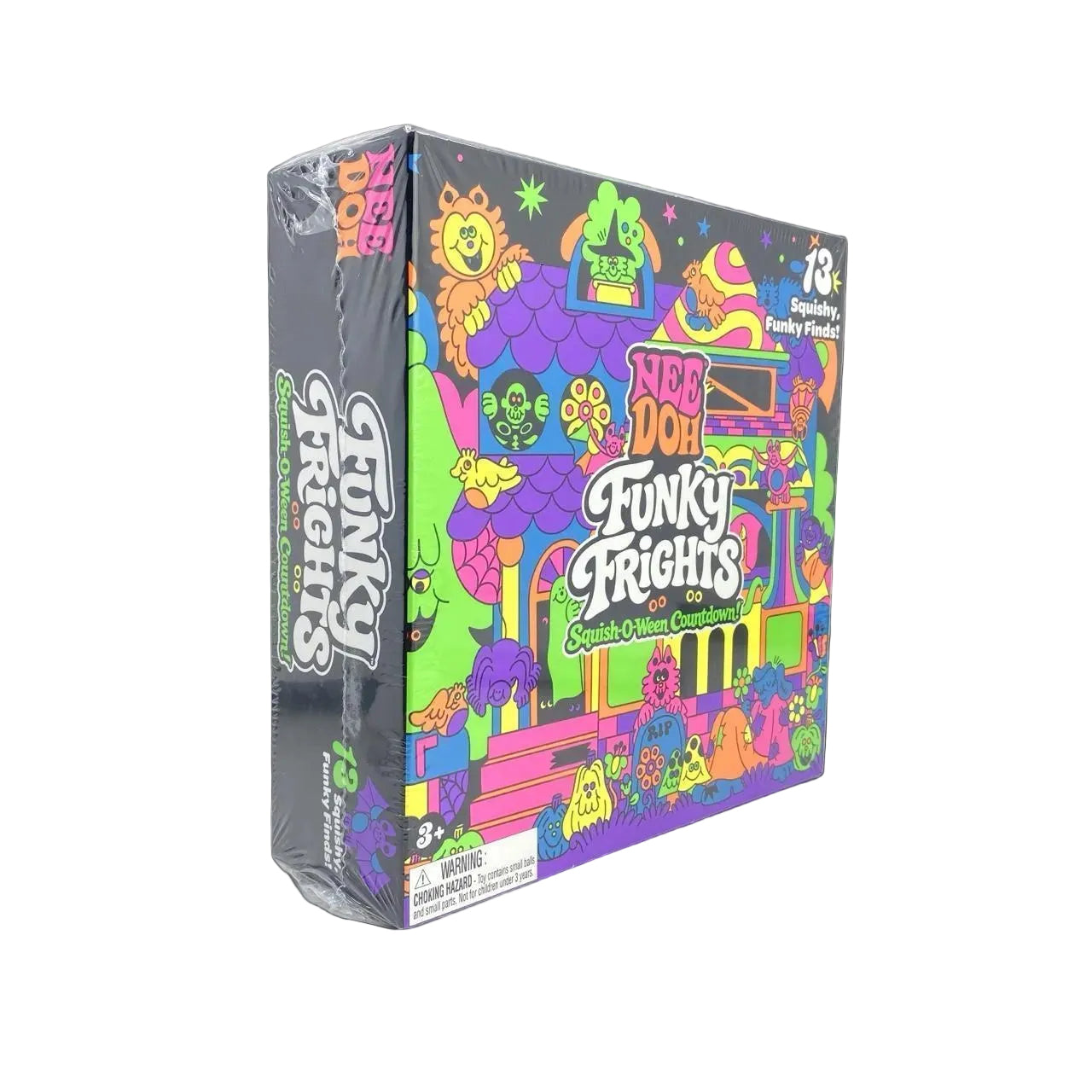 NeeDoh Funky Frights Squish-O-Ween Countdown Set 13 Halloween