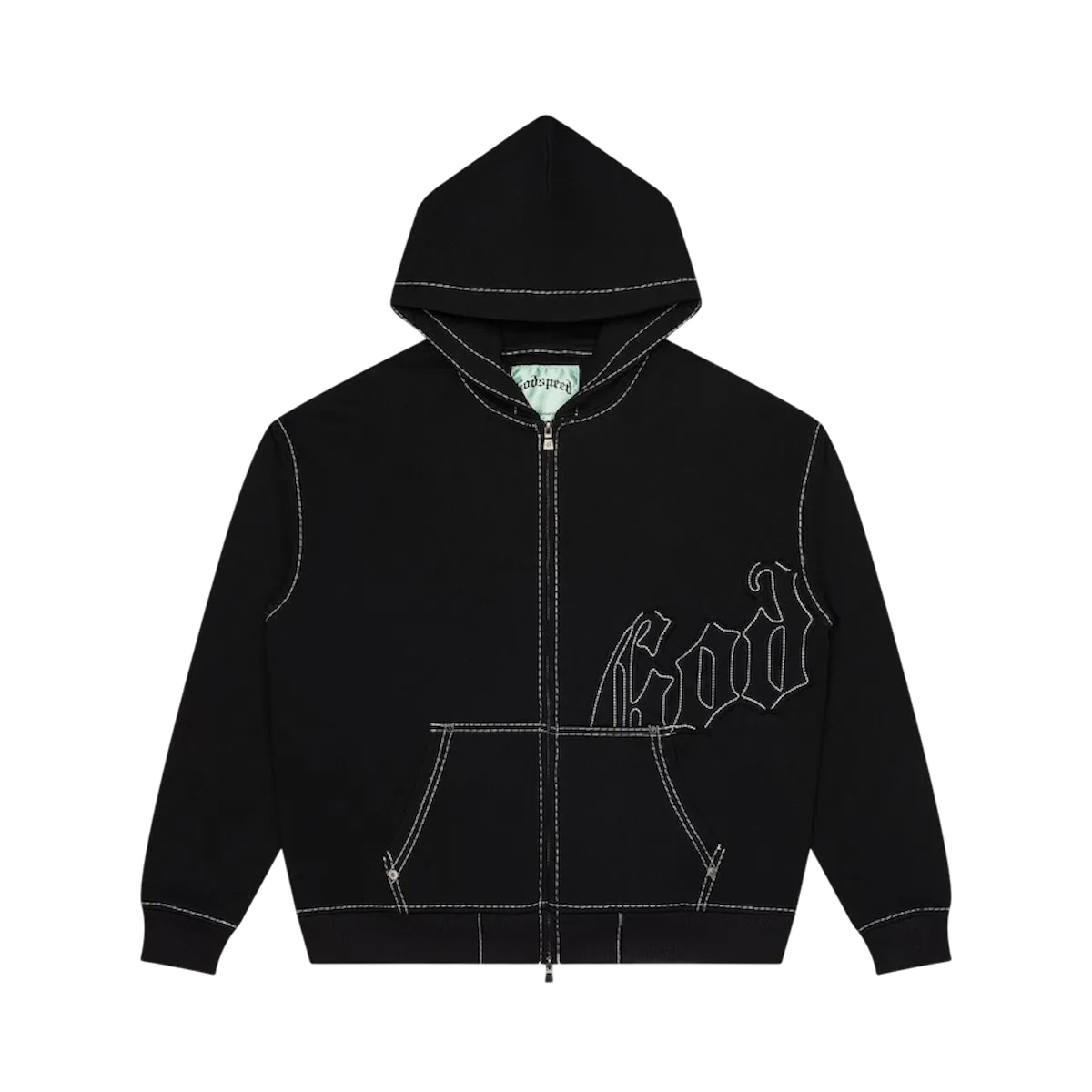 Godspeed Og Logo Sweatsuit V2 Black Stitched