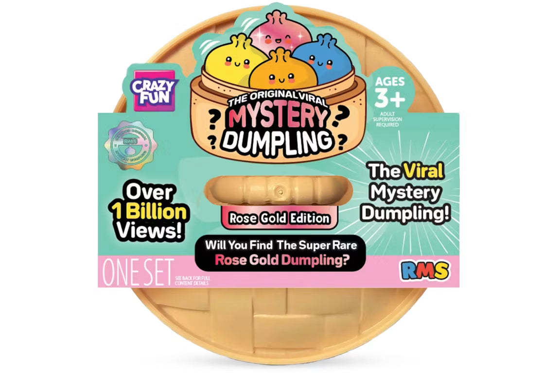 Squishy Bun Mini Mystery Squishy "Dumpling" (Rose Gold Edition) Blind Box