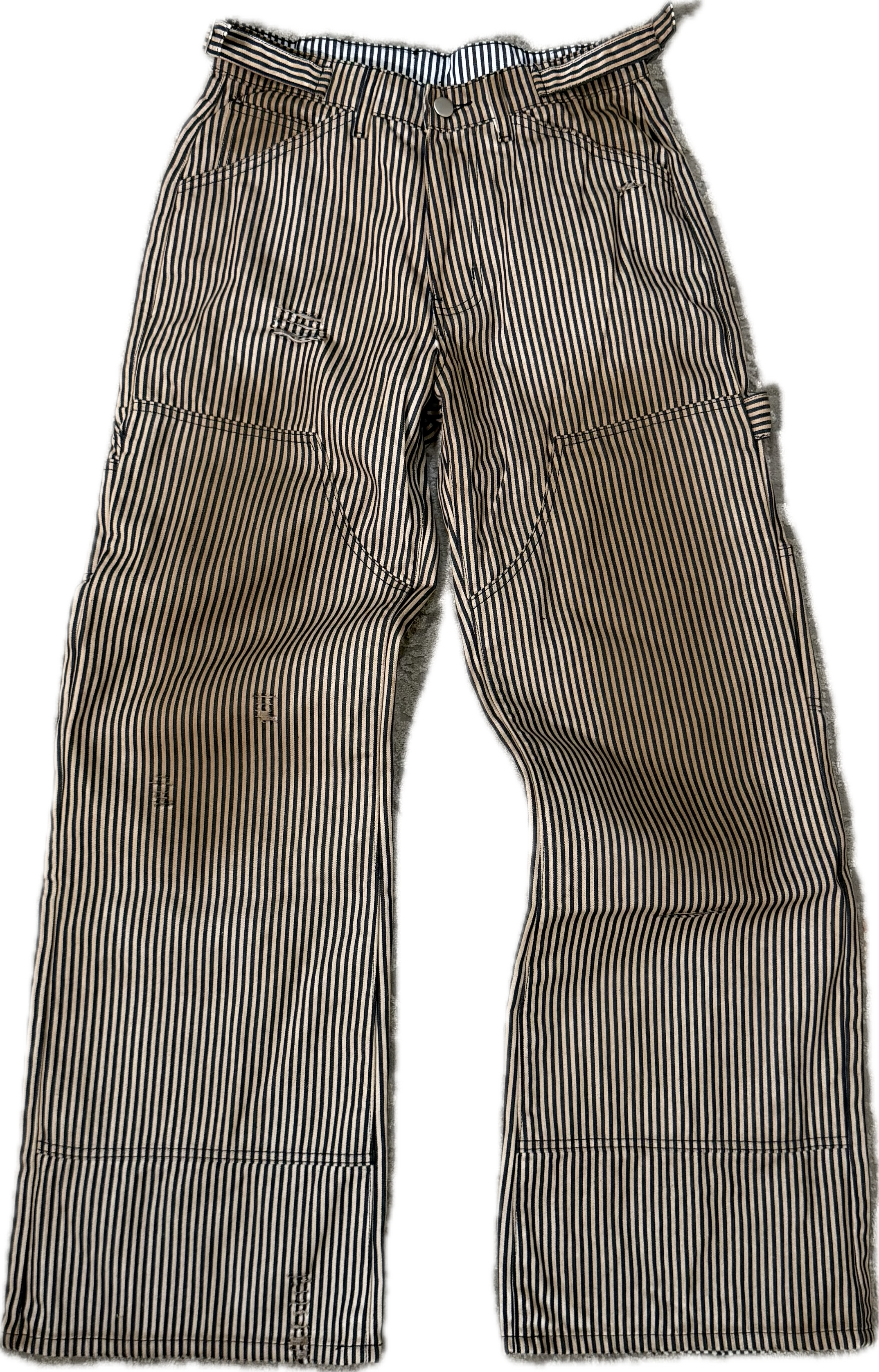 Dominion Coffee Pinstripe Pants