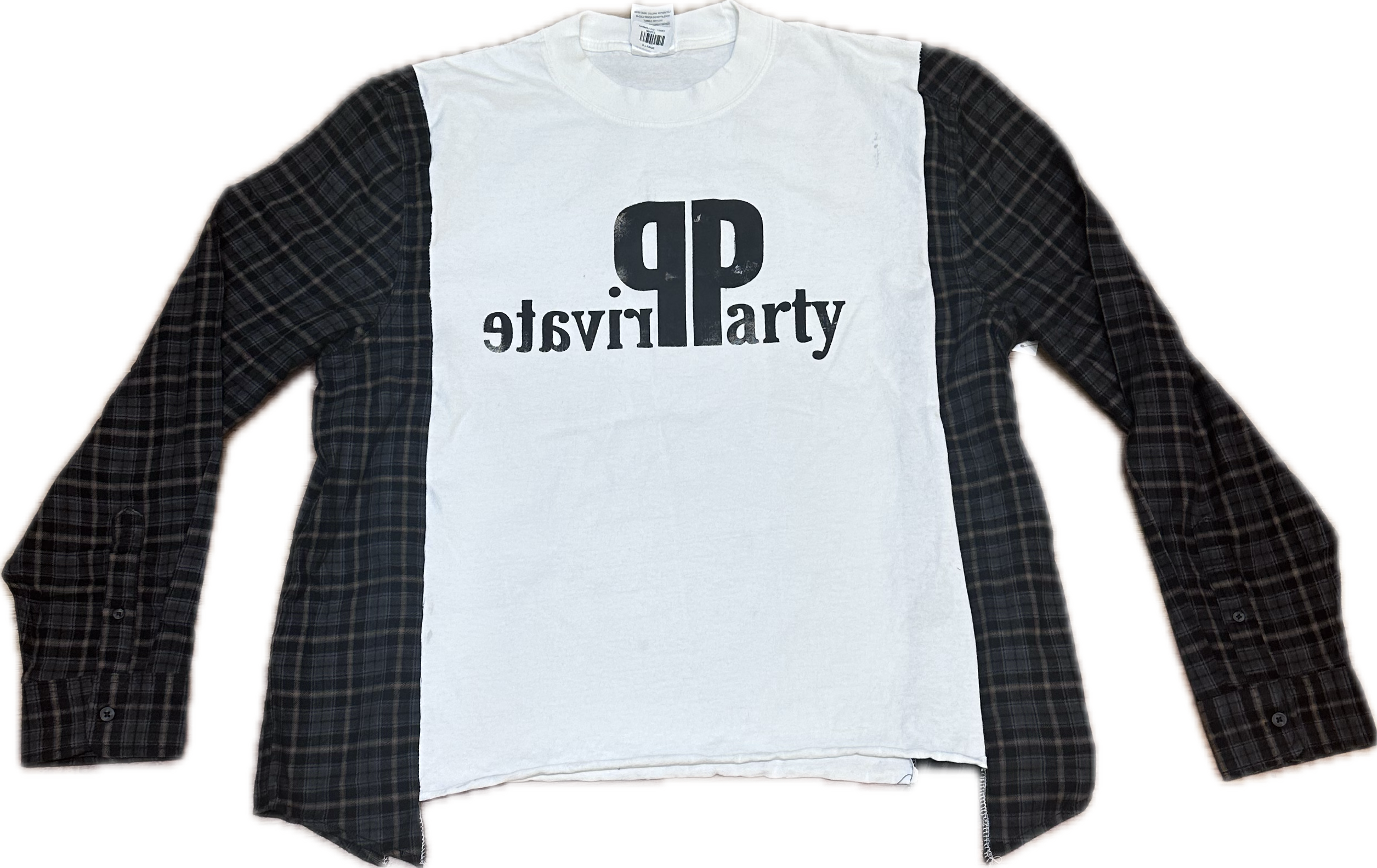 Private Party Peter Platter Flannels White