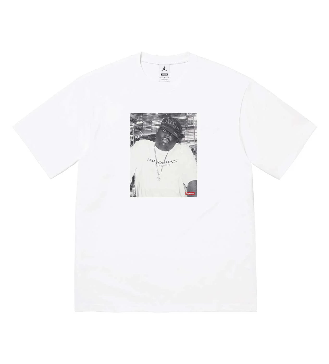 Supreme Air Jordan Biggie Tee White