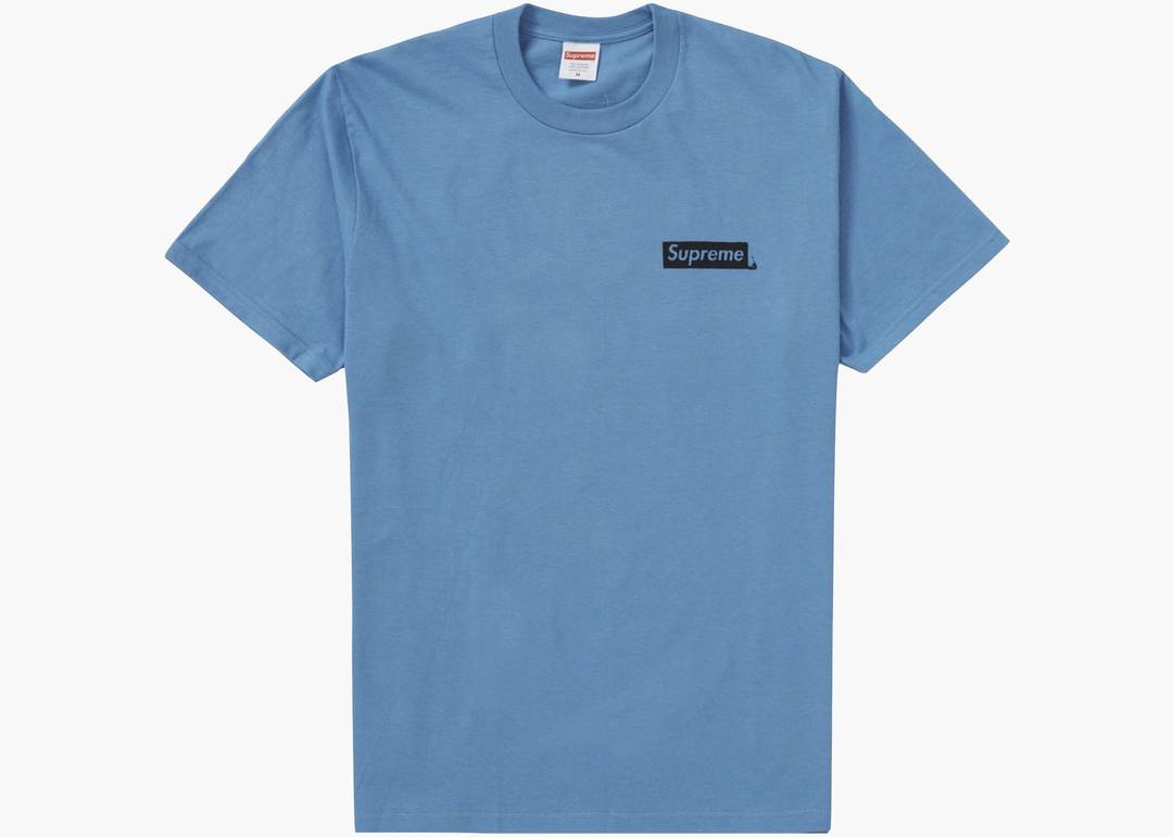 Supreme No More Shit Tee T-shirt Dusty Light Royal
