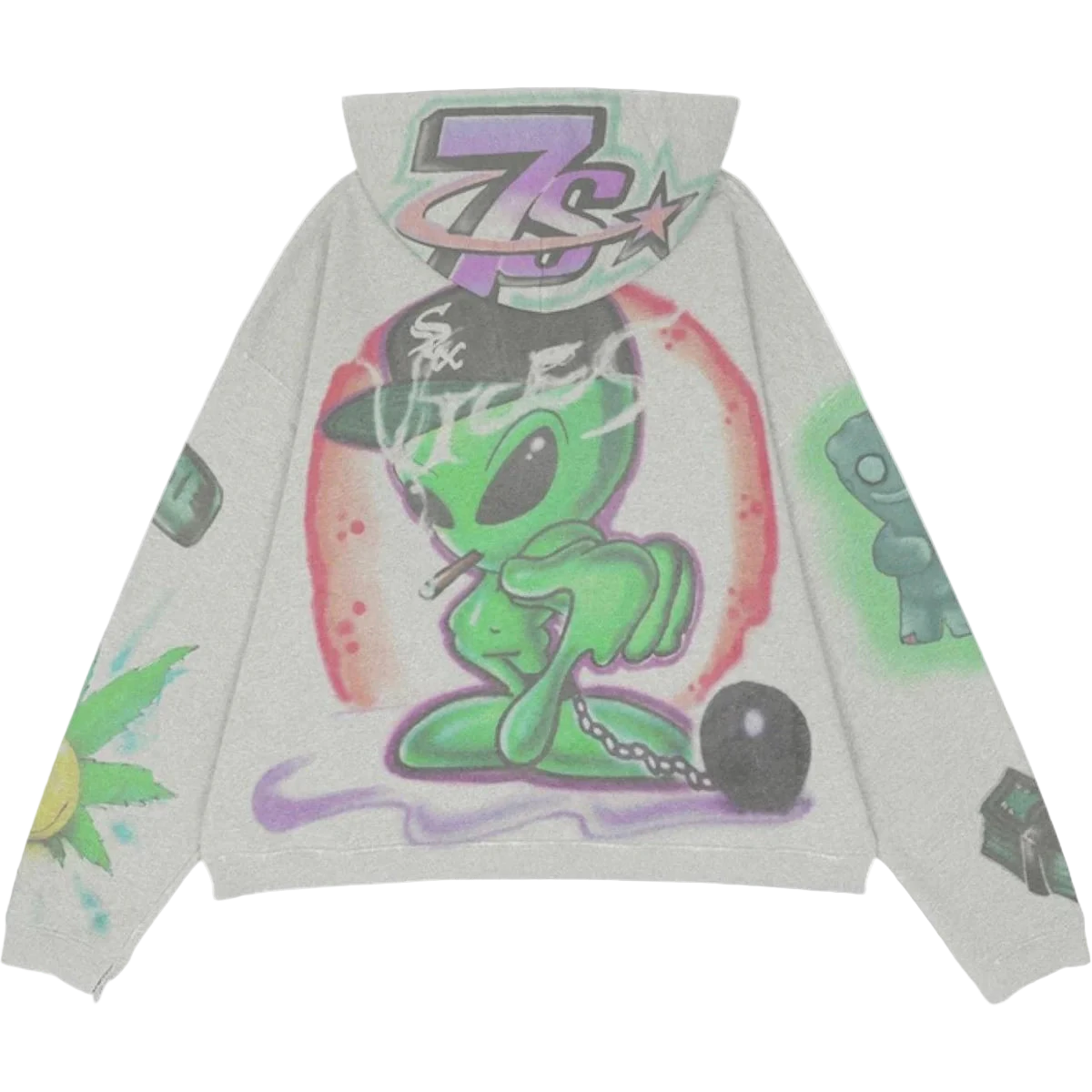 Triple Sevens Vices Hoodie Grey