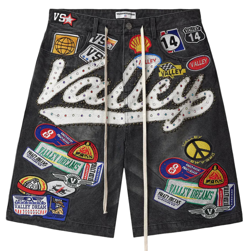 Vale Forever Black 1980S Jorts Black