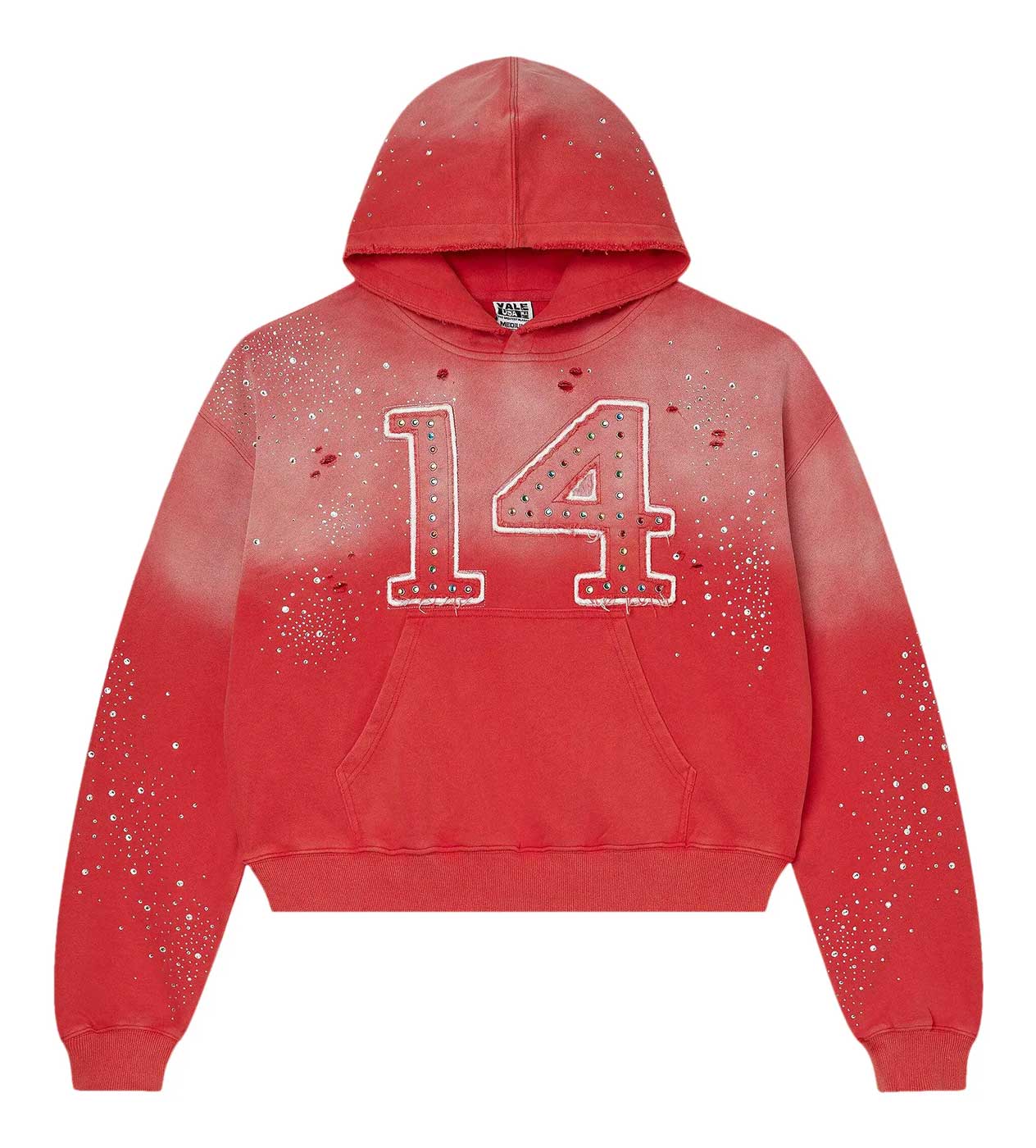 Vale Forever 14 Patch Pullover Hoodie Red