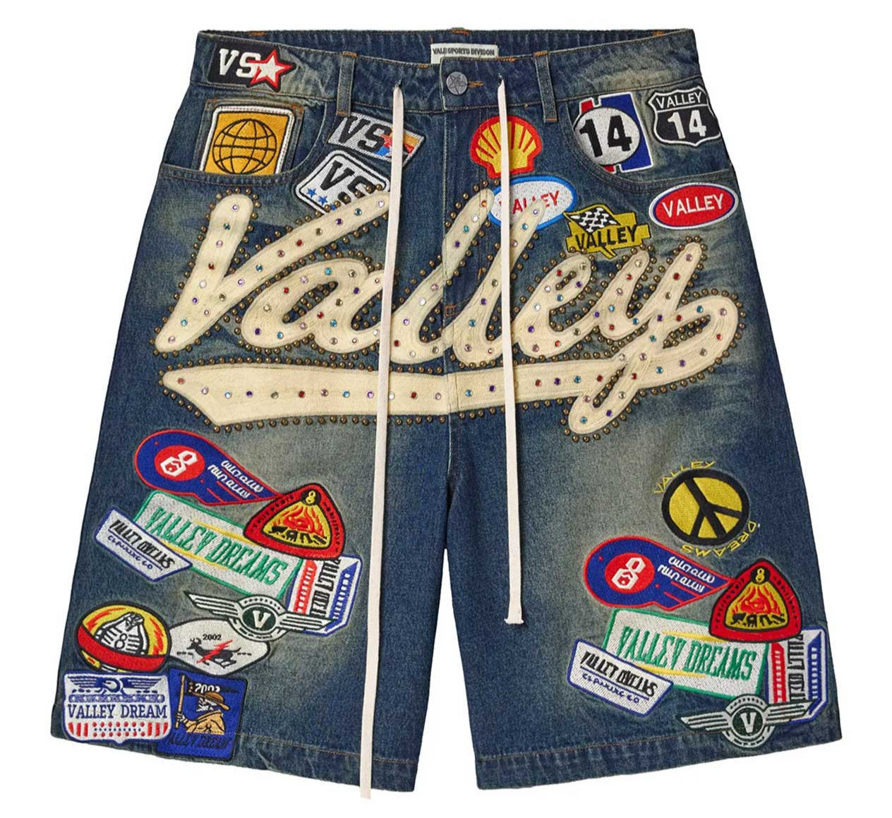 Vale Forever 1980's Jorts Blue