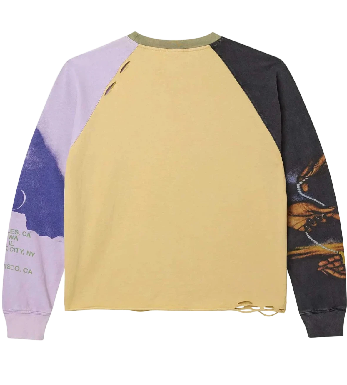 Vale Forever Chambers Chop N Screw L/S Tee Yellow