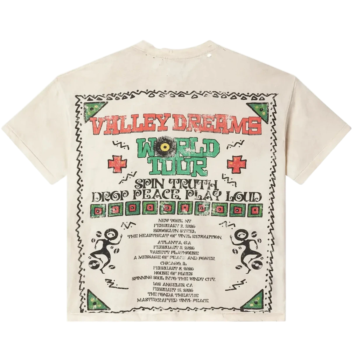 Vale Forever Chaos Bling Tee Cream