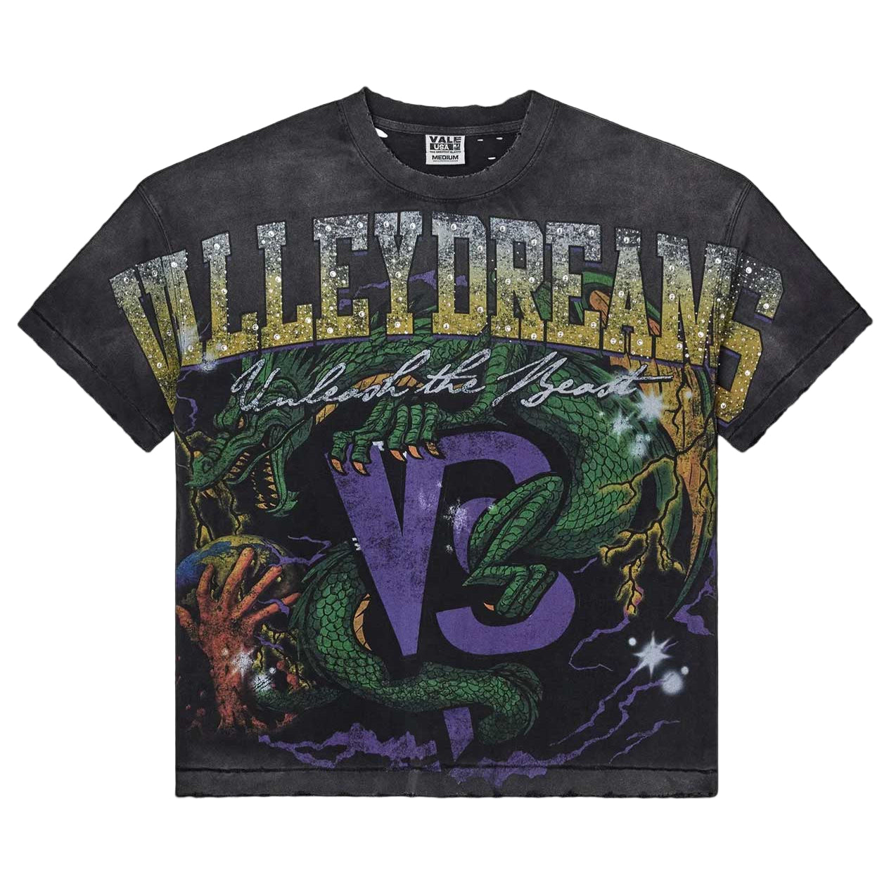 Vale Forever Enter The Dragon Tee Black