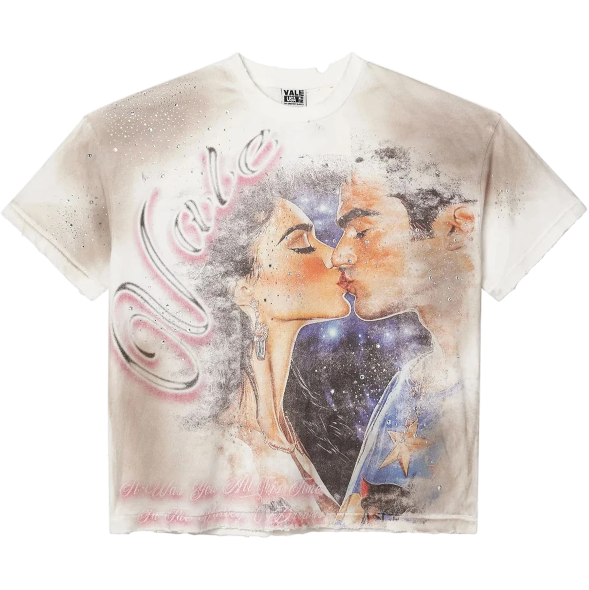 Vale Forever Fated Yours Bling Tee White