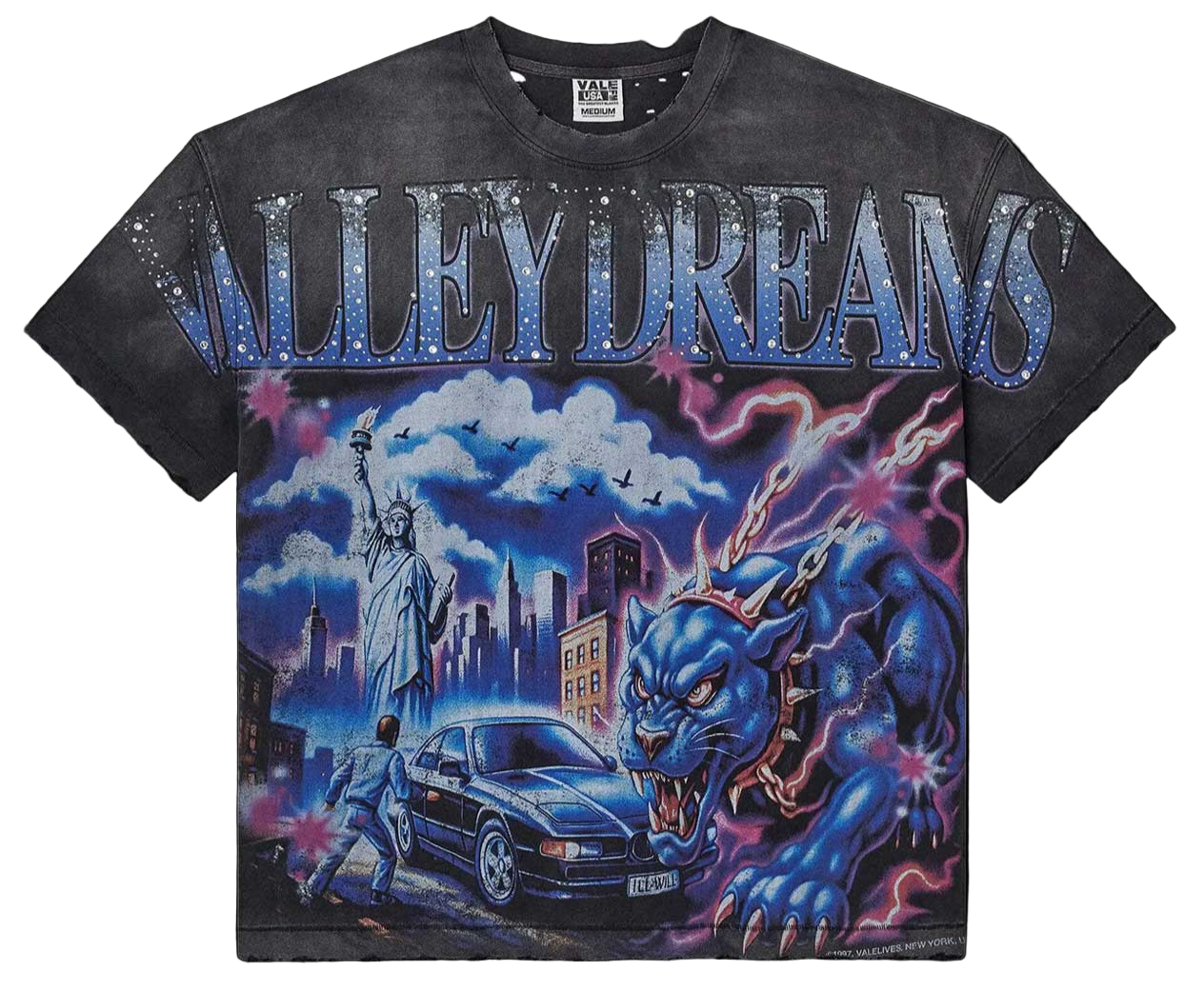 Vale Forever Monster Big Tee Black