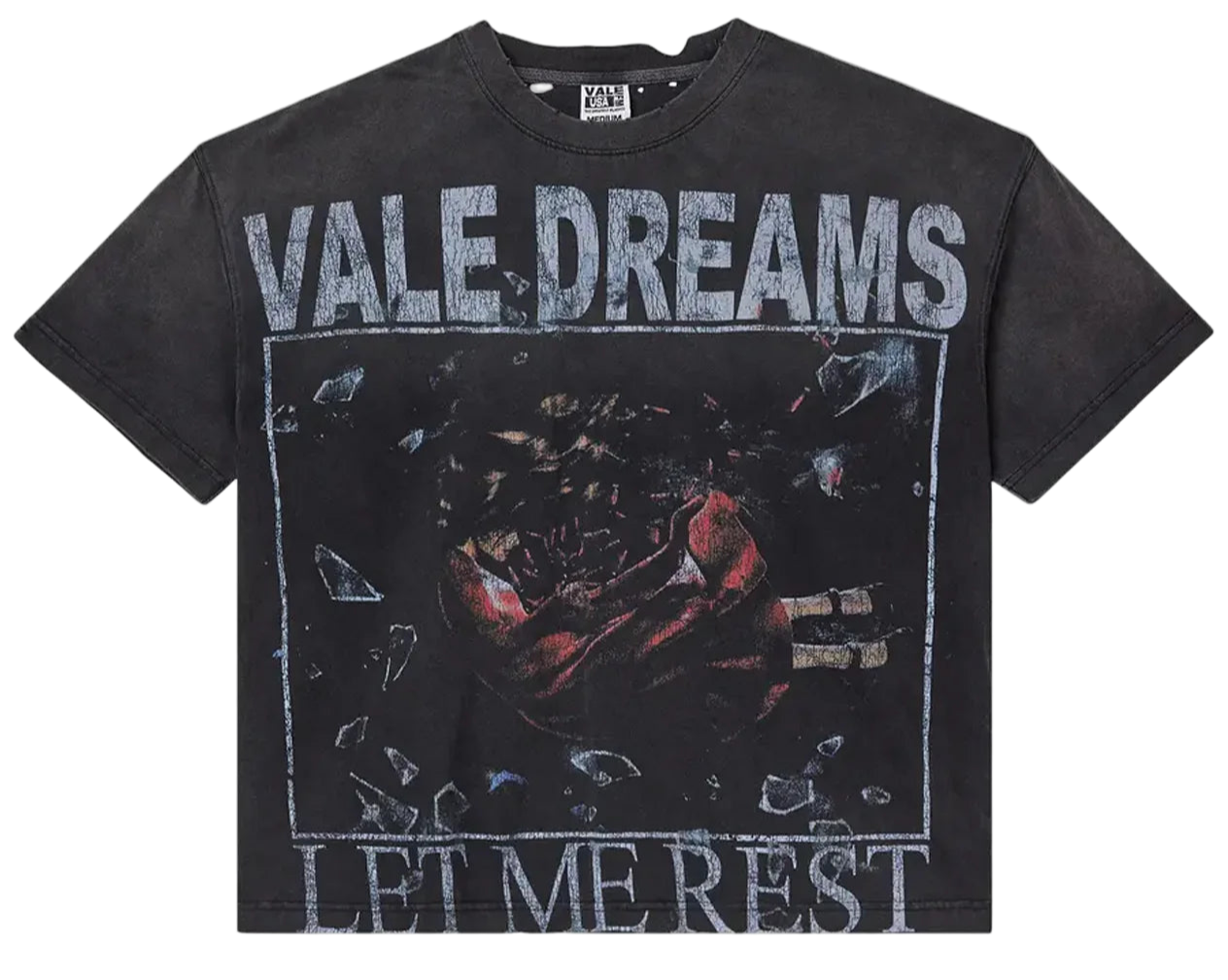 Vale Forever Red Dress Tee Black