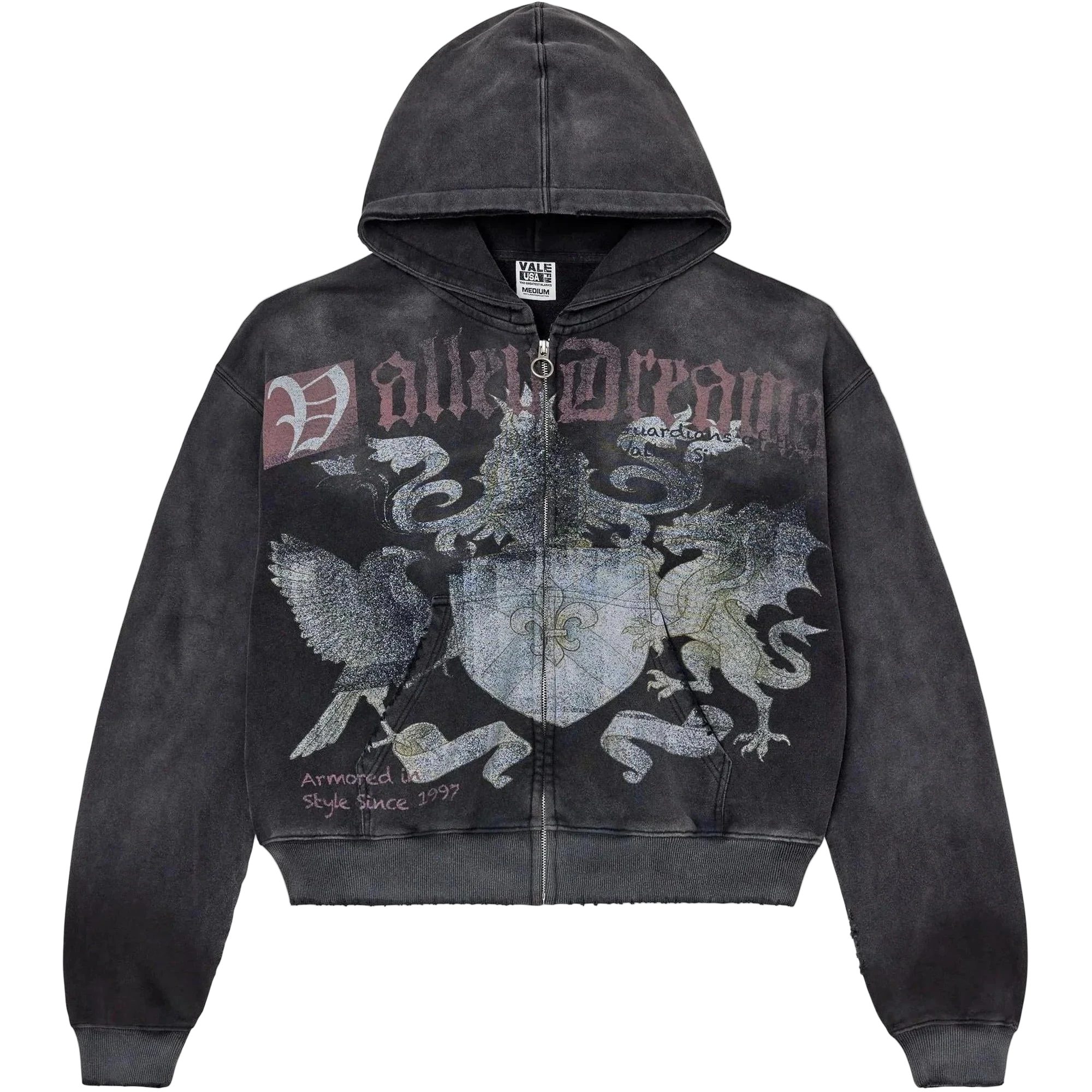 Vale Forever Vendetta Zip Up Hoodie Evo Black