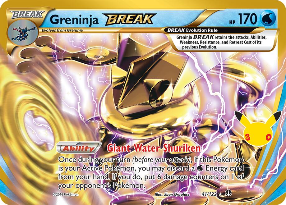 Greninja BREAK - 41/122 - ME: 30th Celebration Classic Collection (30C)