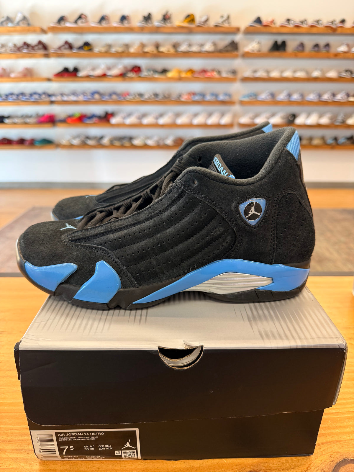 Jordan 14 Retro Black University Blue (2026)