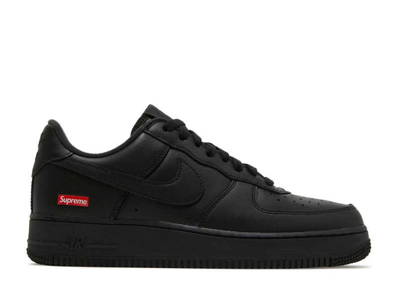 Supreme x Air Force 1 Low Box Logo Black Preowned