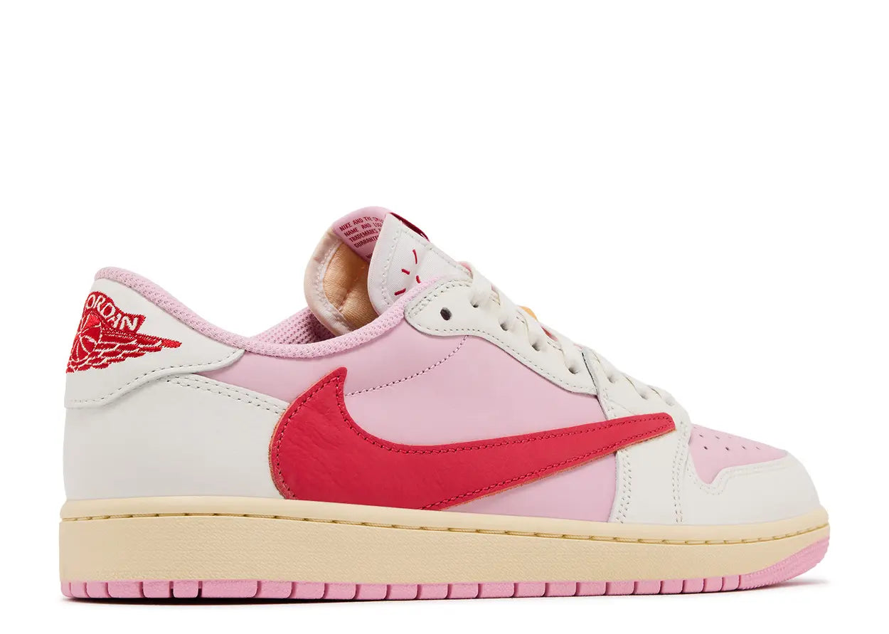 Travis Scott X Jordan 1 Retro Low OG Sail Tropical Pink