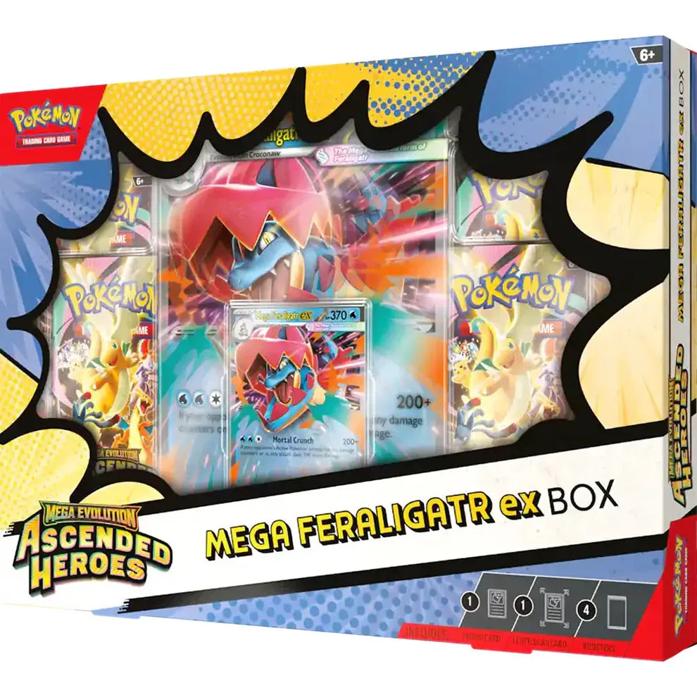 Pokemon TCG: Mega Evolution - Ascended Heroes Mega Feraligatr Ex Box