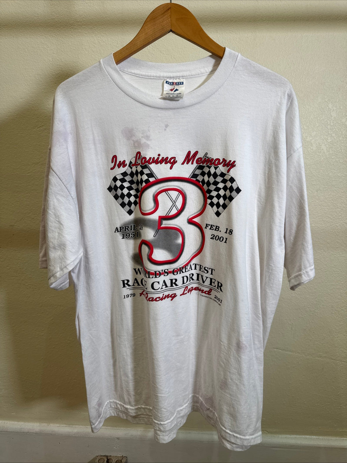 Vintage Dale Earnhardt Memorial Tee