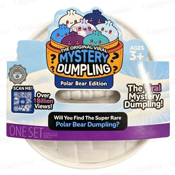 Squishy Bun The Original Mystery Dumpling Polar Bear Edition Blind Box