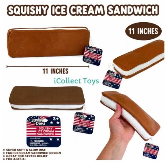 Sunny Days Squeeezy Ice Cream Sandwich Fidget Toy