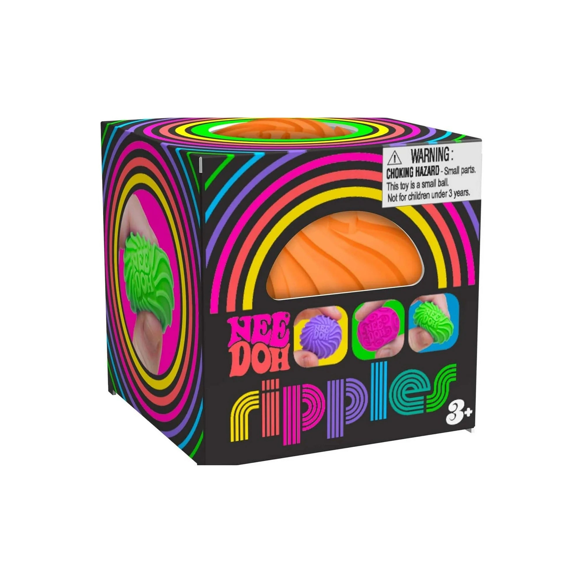 NeeDoh Teenie Ripples Small Stress Ball - Color May Vary
