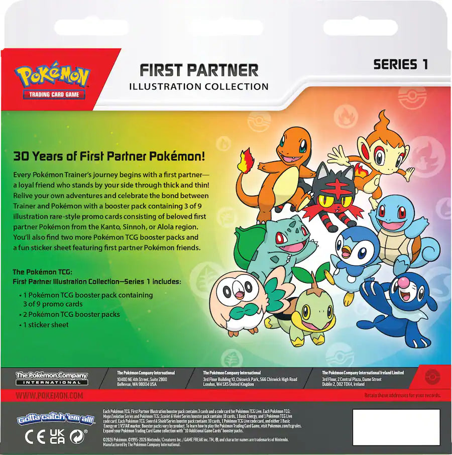 Pokemon TCG: First Partner Illustration Collection - Series 1