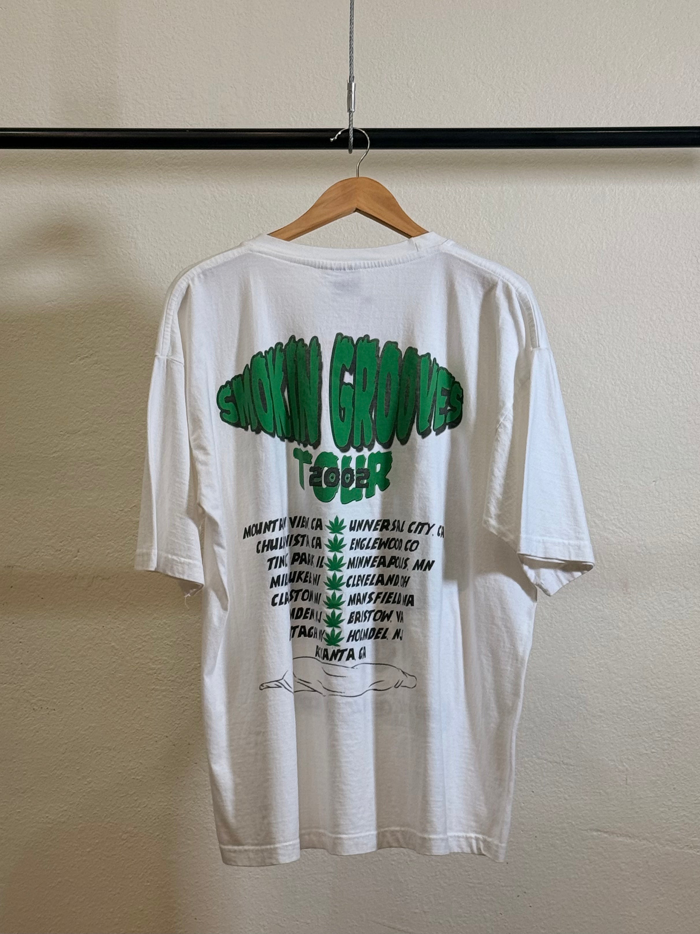 Vintage 2002 Smoking Groove Rap Tour Tee