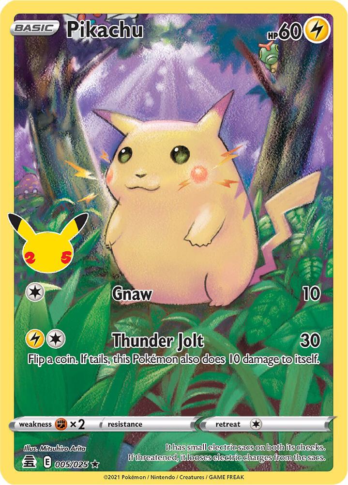 Pikachu - 005/025 - Celebrations (CLB)
