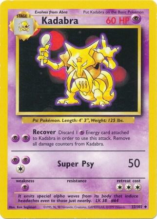 Kadabra - 032/102 - Base Set (BS)