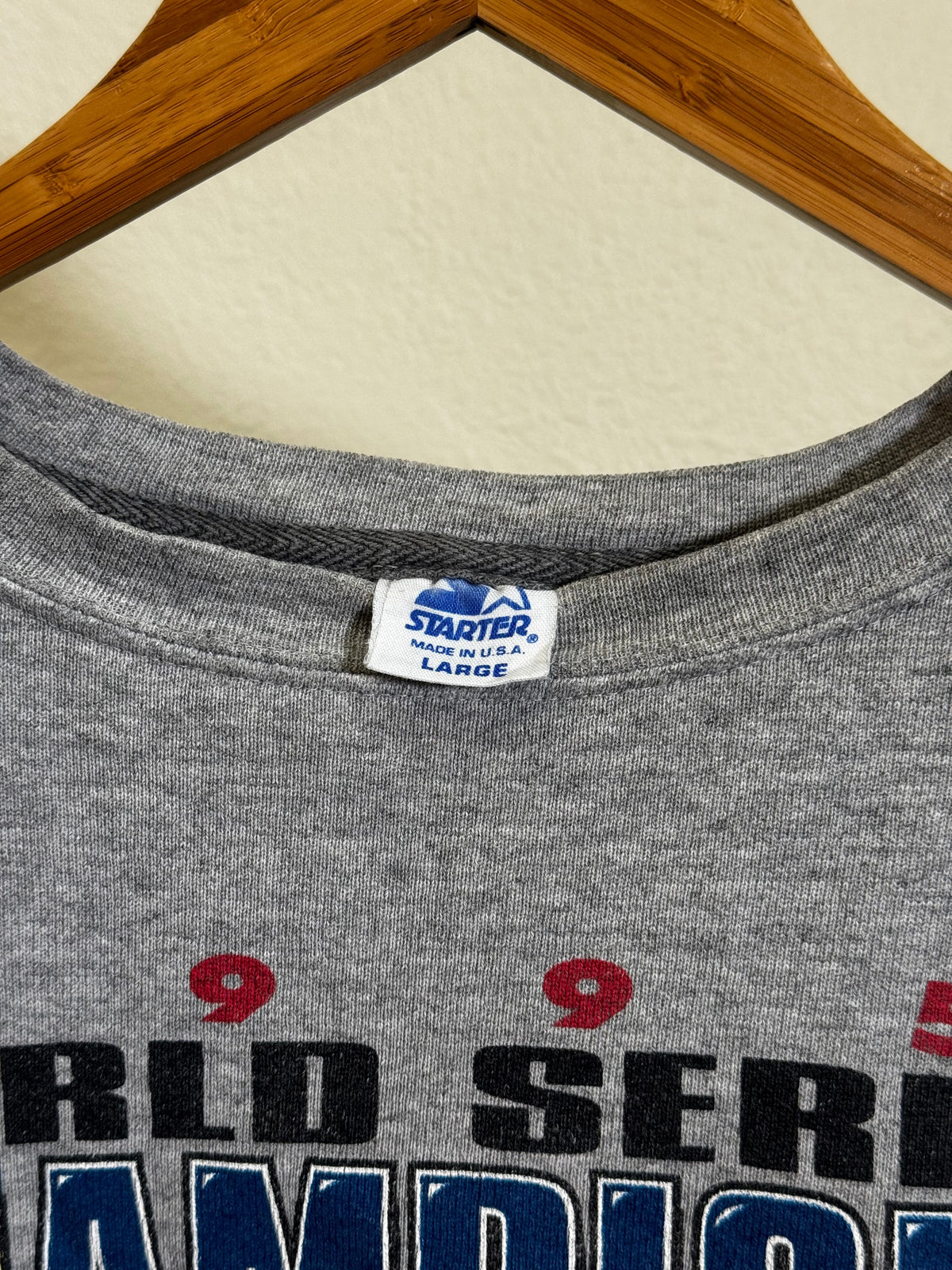 Vintage 1995 MLB Atlanta Braves World Series Champions Starter Sweatshirt