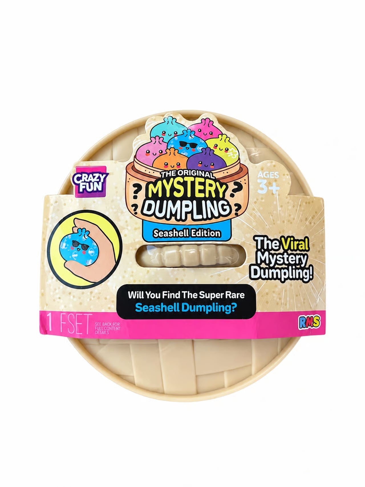 Squishy Bun Mystery "Dumpling" (Seashell Edition) Blind Box