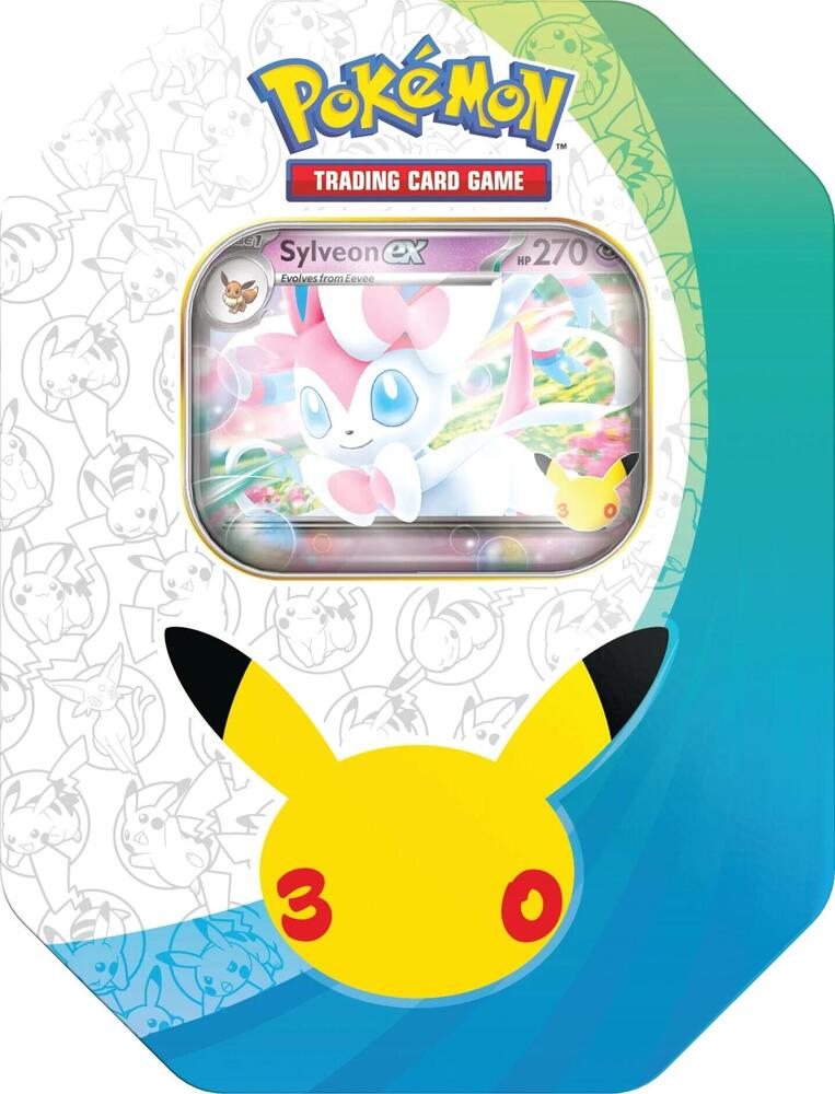 2026 Pokémon Mega Evolution 30th Celebration Sylveon ex Tin