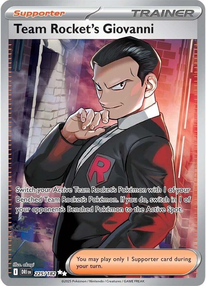 Team Rockets Giovanni - 225/182 - SV10: Destined Rivals (DRI)