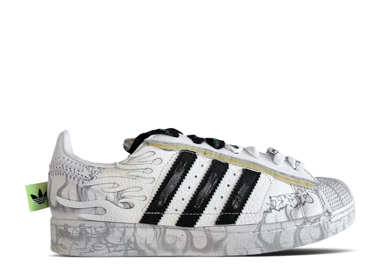Hellstar X Superstar 2 White Flame