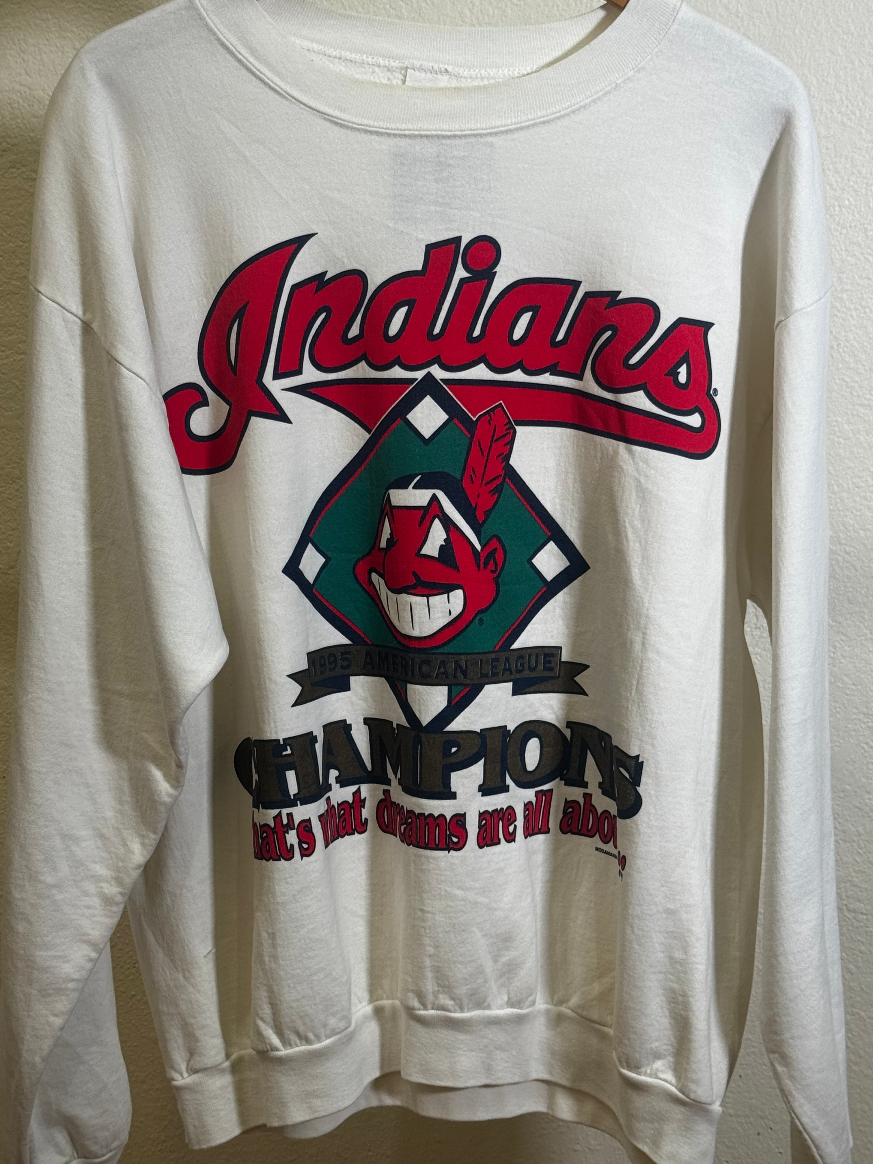 Vintage 1995 Cleveland Indians Championship Sweatshirt