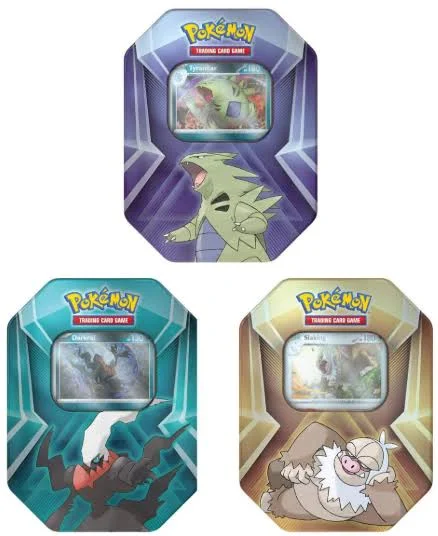 Pokemon TCG: Triple Whammy Tins, 6 Tins (Sealed Case)
