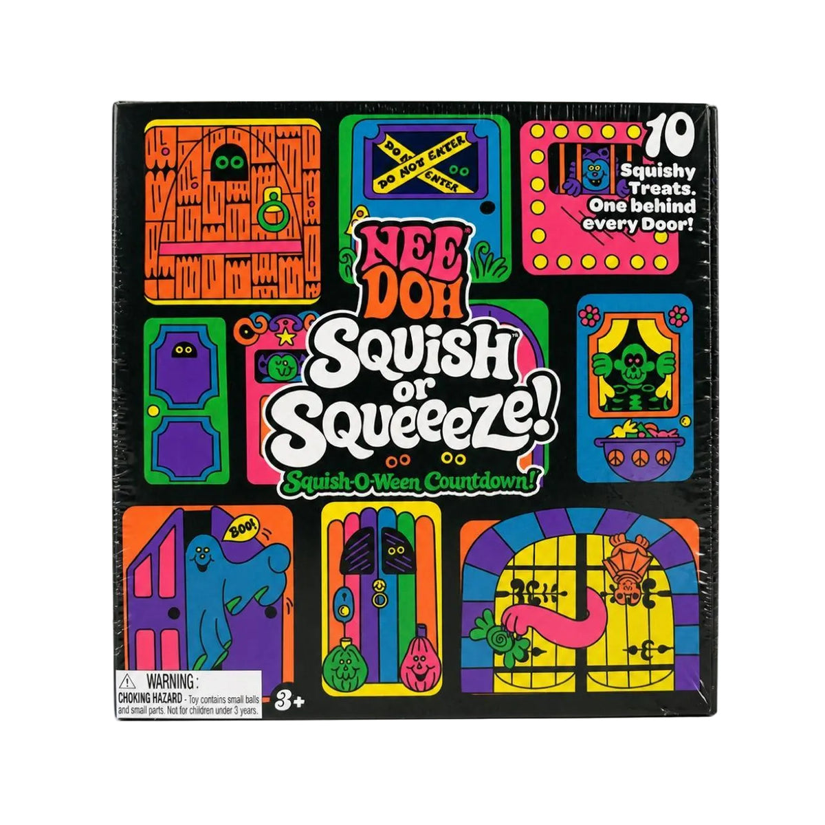 NeeDoh Squish or Squeeeze! Squish-O-Ween Countdown Squishy Fidget Toy