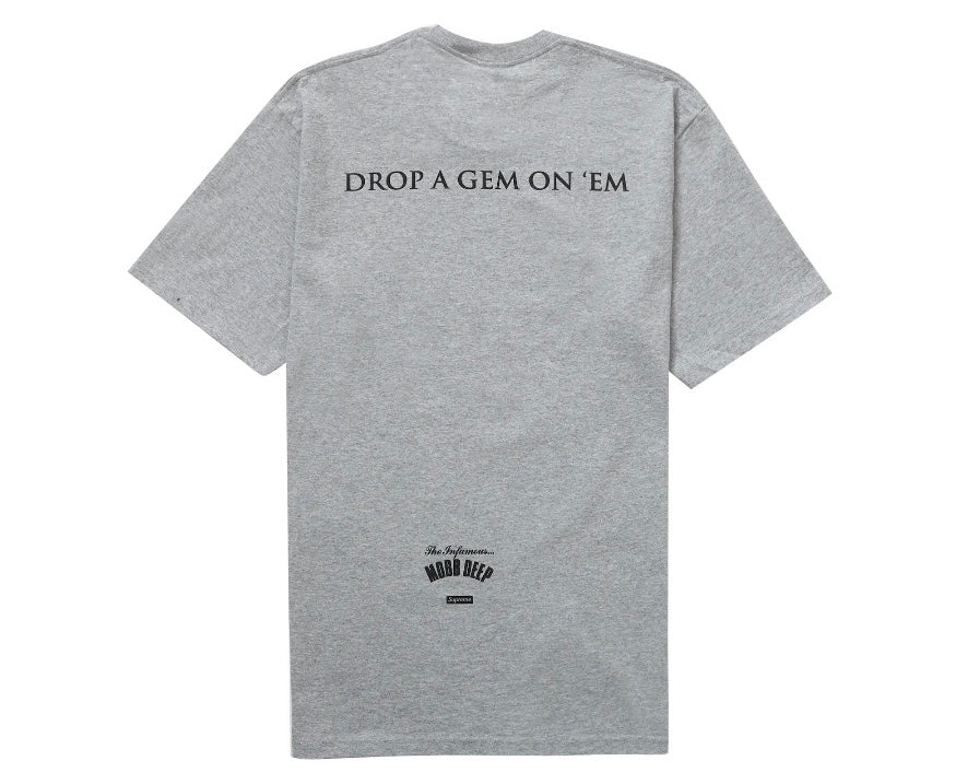 Supreme x Mobb Deep Dragon Tee Heather Grey – Sixth Ave