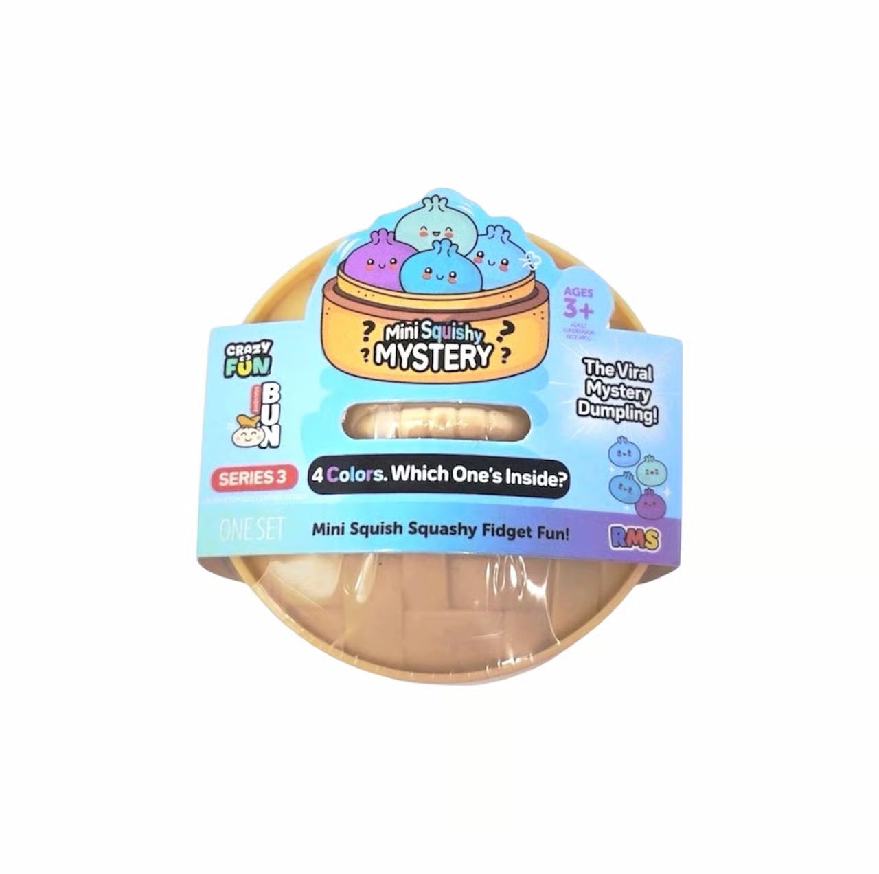 Squishy Bun Mini Mystery Squishy "Dumpling" (Series 3) Blind Box