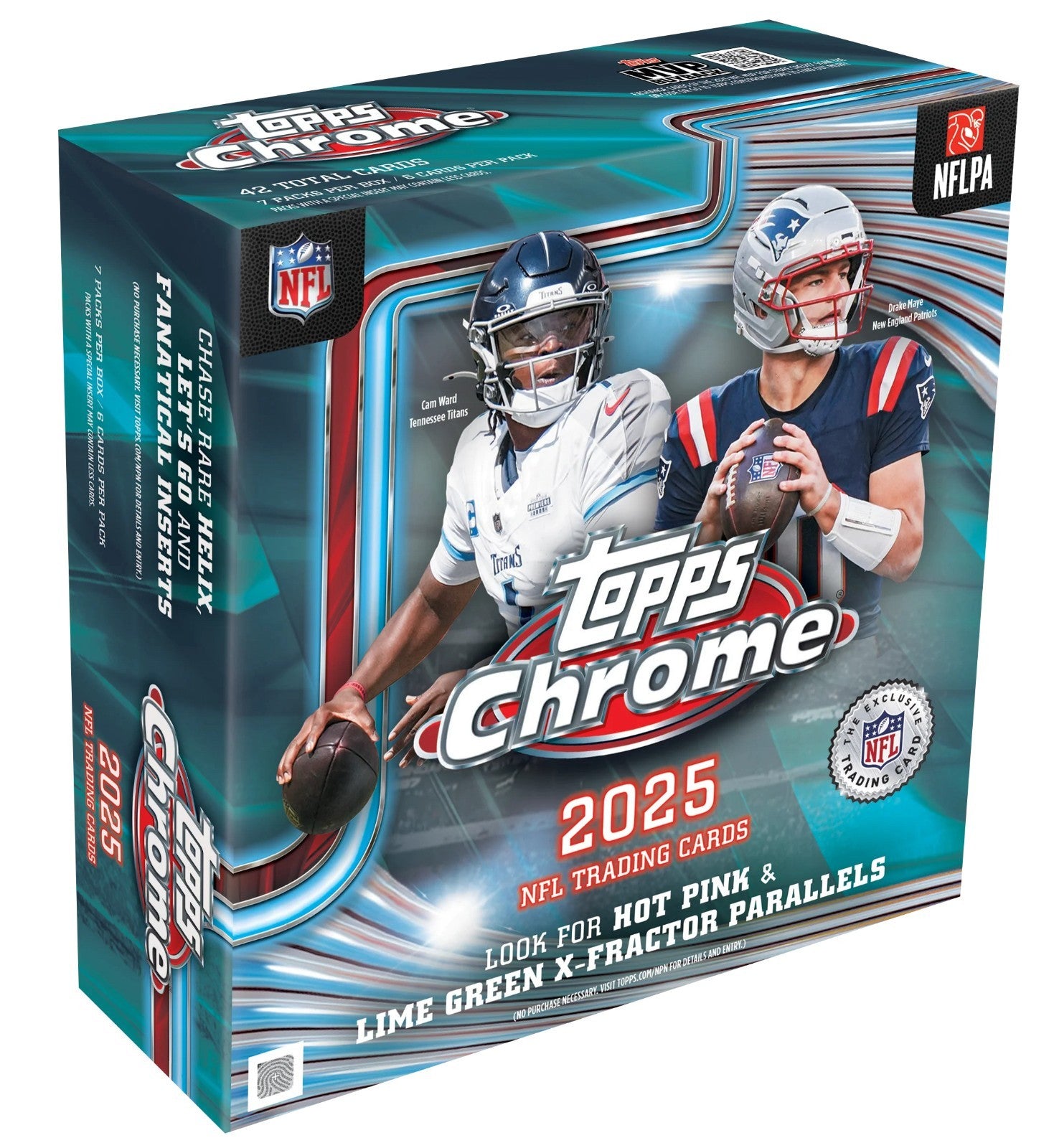 2025 Topps Chrome Football Mega Box