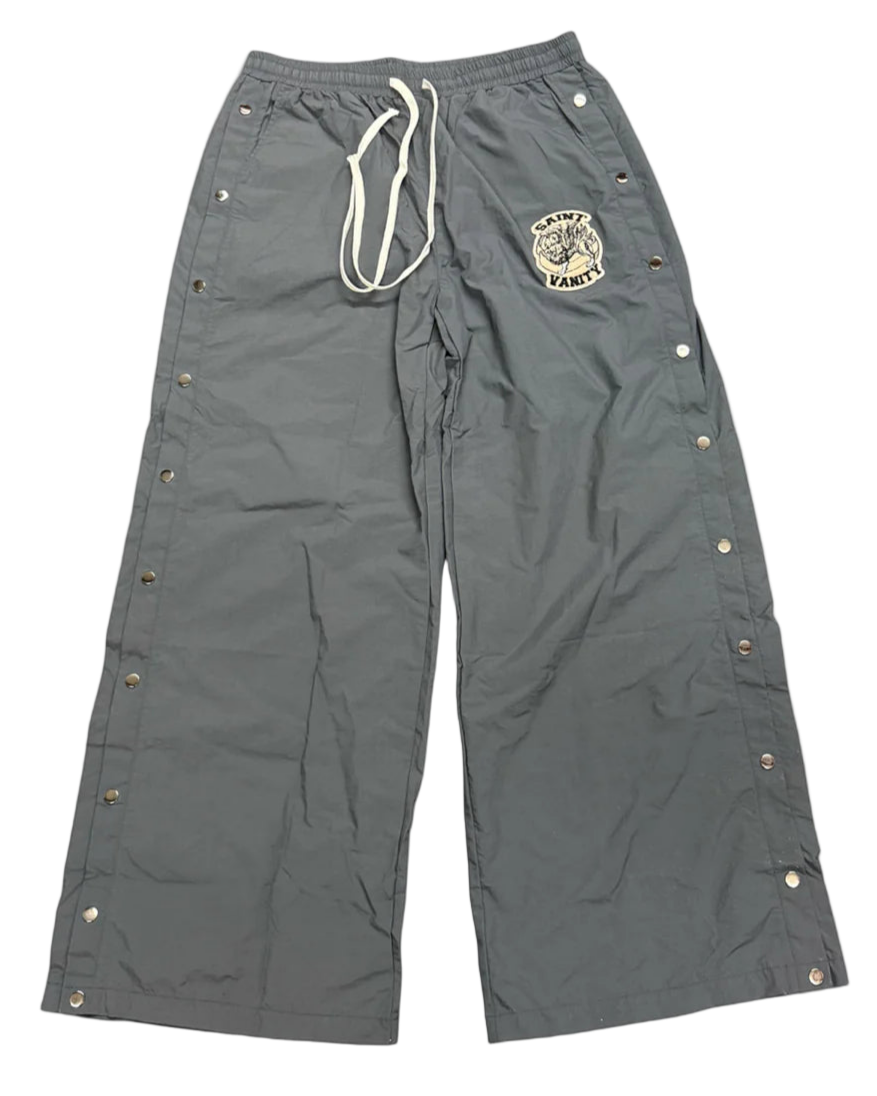 Saint Vanity Nylon Track Pants Grey