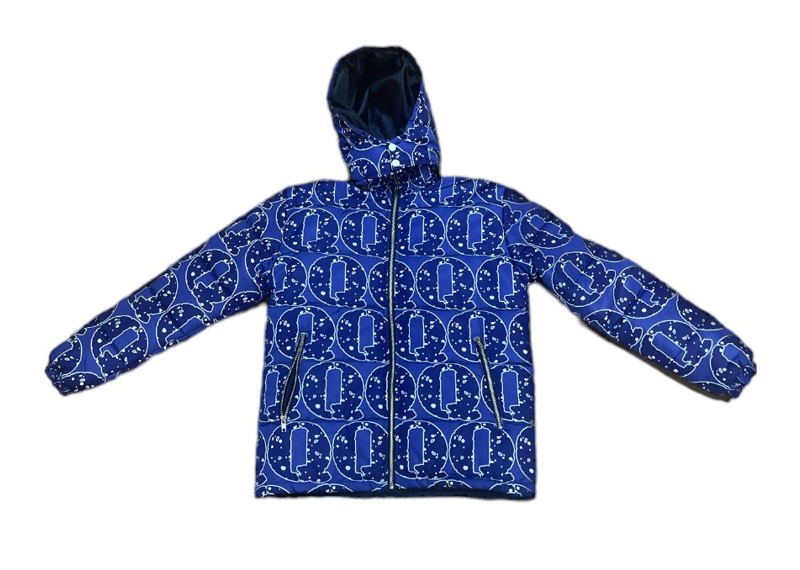 Quickserv Bubble Coat Blue